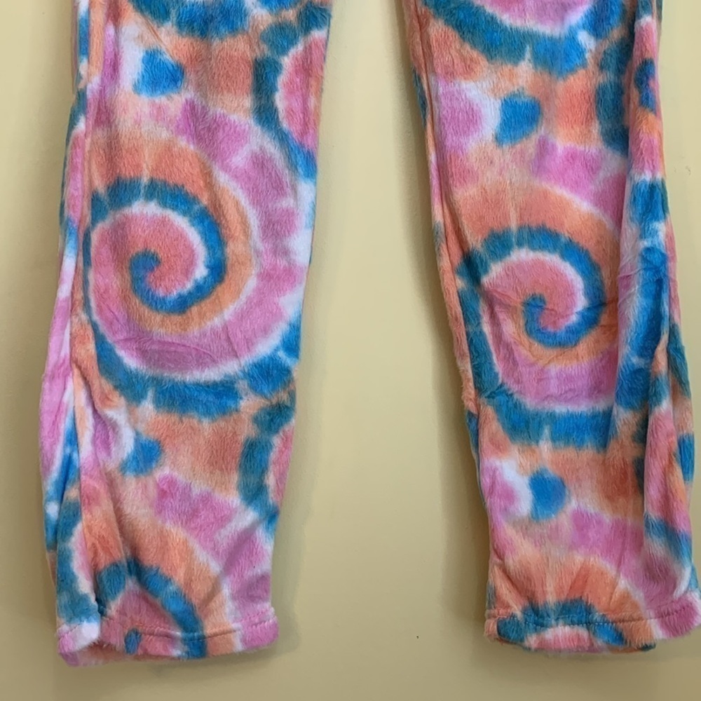 BlueStar Tie-dye Dreamsicle Comfy Drawstring Elastic Waist Loungewear Pants - Picture 7 of 13